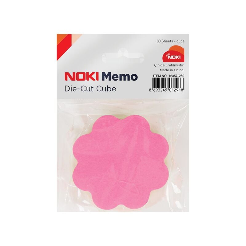 Noki Yapışkanlı Not Kağıdı Çiçek Şekilli 5 Renk 80 Sayfa 12357-80