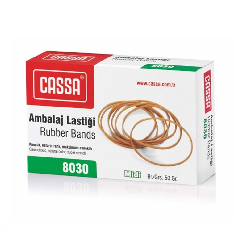 Cassa Ambalaj Lastiiği % 80 Kauçuk 50 Gr Midi 8030