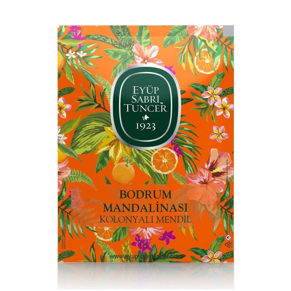 Eyüp Sabri Tuncer 50li Mendil Bodrum Mandalinası Kolonyalı (9,3 X 12,5) Doypack