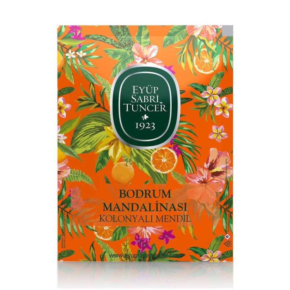 Eyüp Sabri Tuncer 50li Mendil Bodrum Mandalinası Kolonyalı (9,3 X 12,5) Doypack