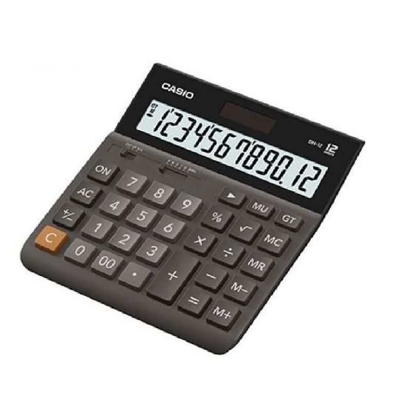 Casio Hesap Makinasi Masaüstü 12 Hane Dh-12bk