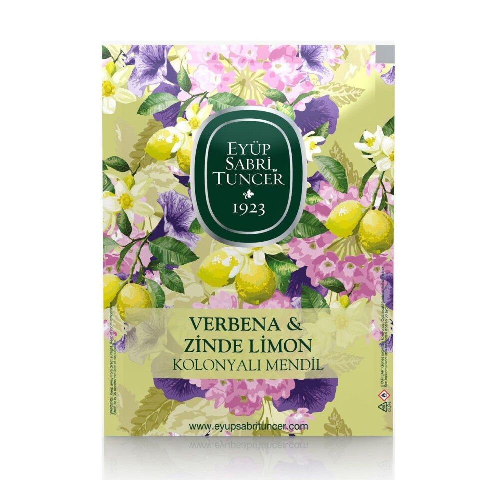 Eyüp Sabri Tuncer 50li Mendil Verbena Kolonyalı (9,3 X 12,5) Doypack