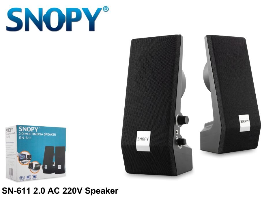Snopy Sn-611 2.0 3w-2 Speaker