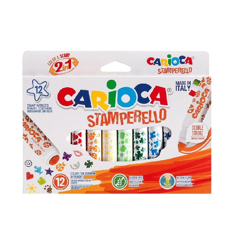 Carioca Stamperello 12'li Keçeli Boya Kalemi 42240