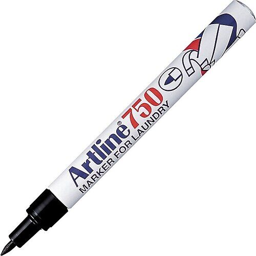 Artline 750 Laundry Marker (çamaşır Kalemi) Markörü Uç:0,7mm Siyah Lv-a-ek-750 Black