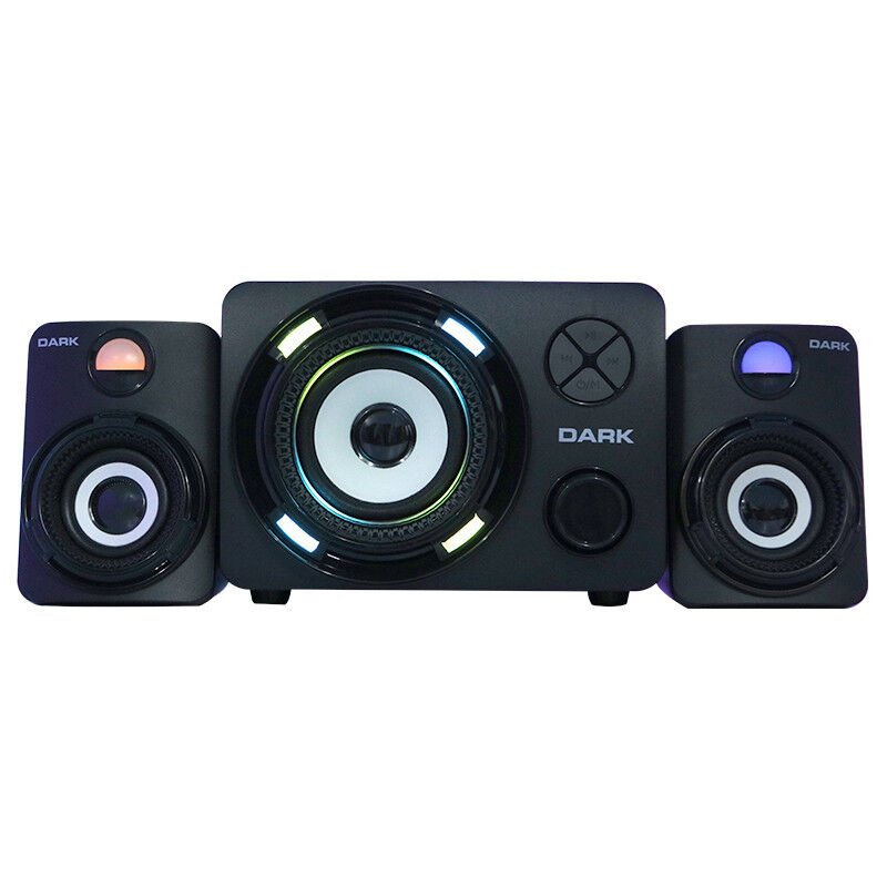 Dark Sp-214 Total 11w Rms 7 Farklı Renk Titreşimli Led 2+1 Multimedia Speaker