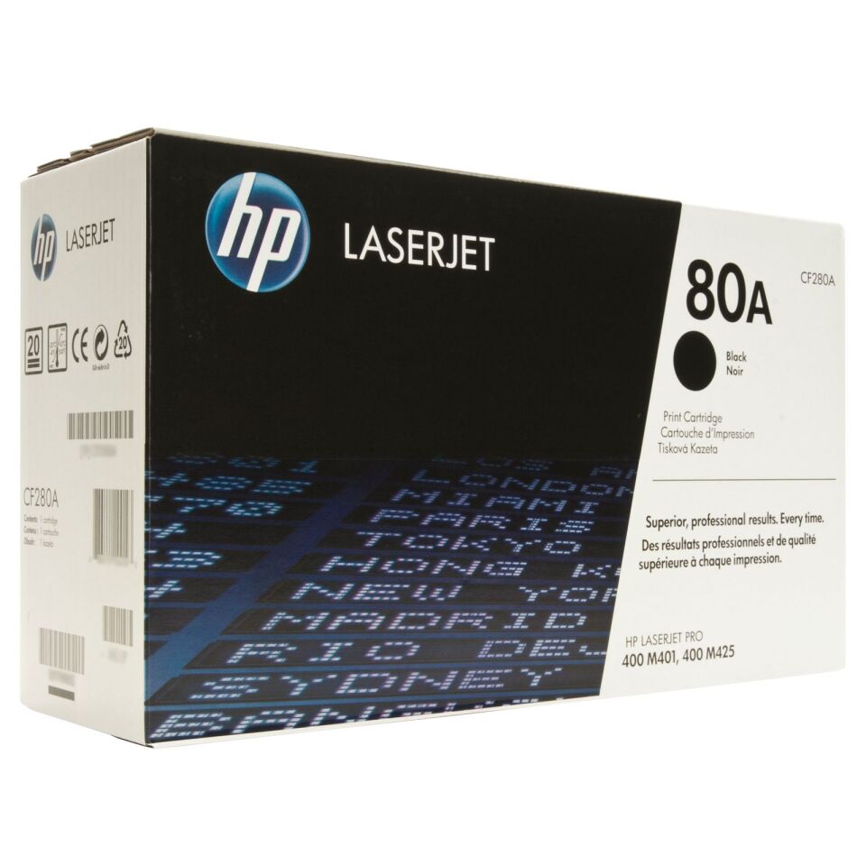 Hp 80a Black Siyah 2.700 Sayfa Toner Cf280a