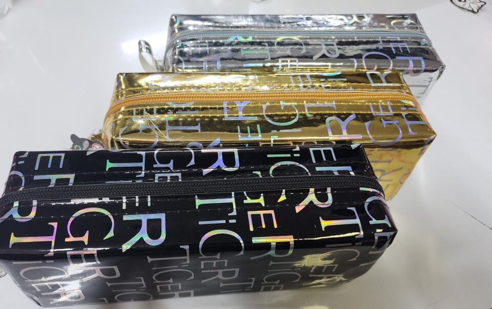 B&d Metalik Tıger Kalem Çantası Büyük Boy Set Bd-kcs082