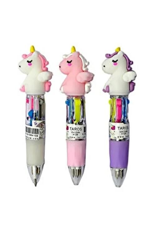 Taros Unıck Color 4 Renk Unıcorn Tükenmez Kalem 30 Lu