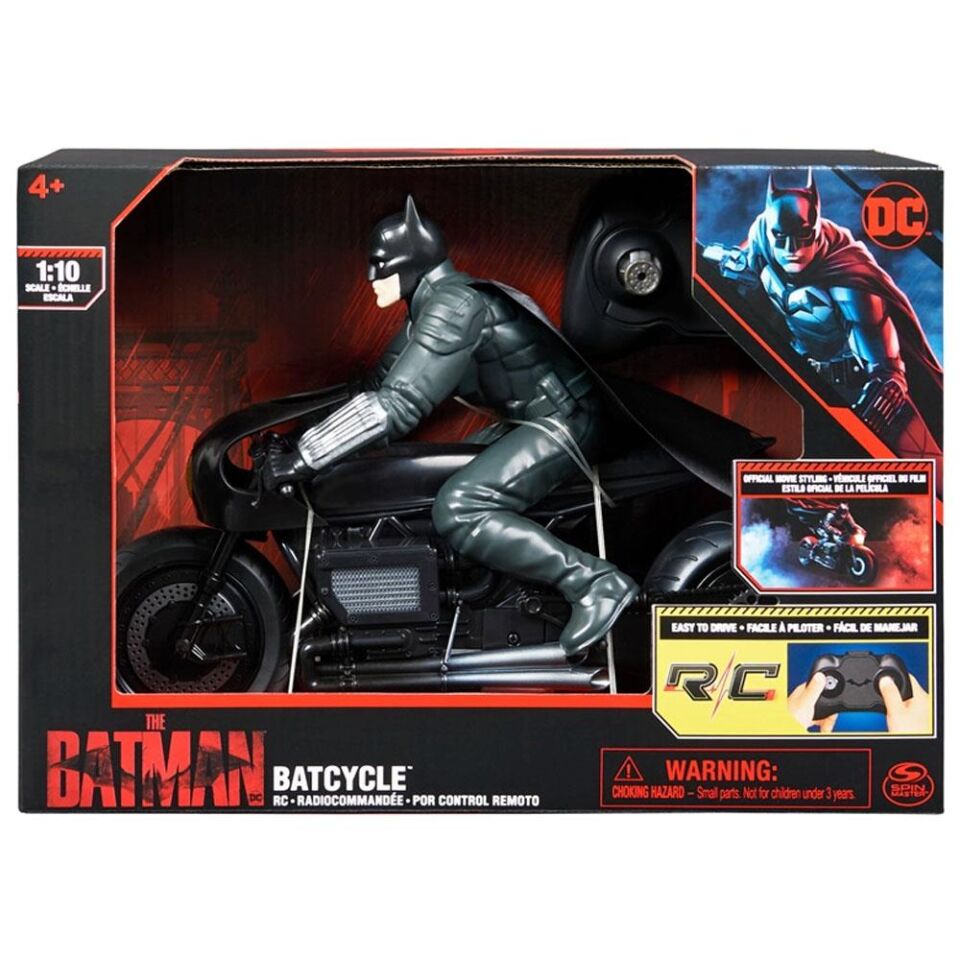Batman Batcycle Uz.kumandalı Batman Figürlü Motorsiklet 1:10 Spm-6060490