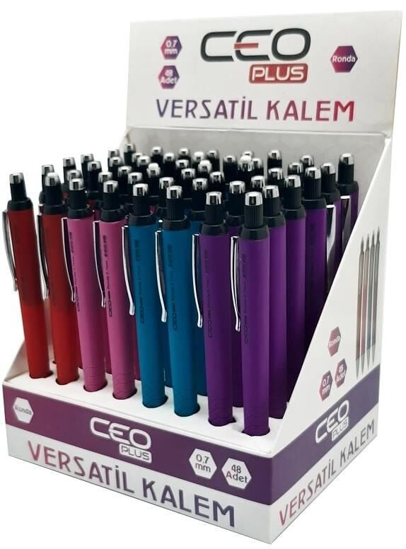 Ceo Versatil Kalem Üçgen Gövde 0.7mm 48'li Vr0024