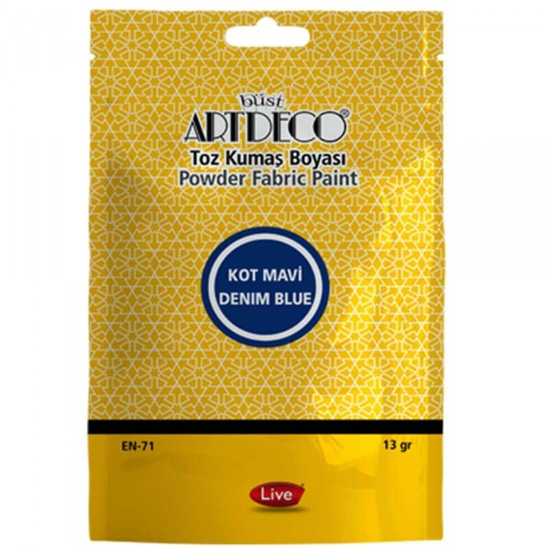 Artdeco Toz Kumaş Boyası 13gr Kot Mavi 1109 Lv-y-010t-1109