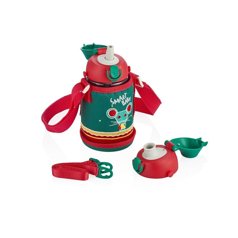 Uzspace Trıtan / Kılıflı / Pipetli 480 Ml Matara Yeşil 2011