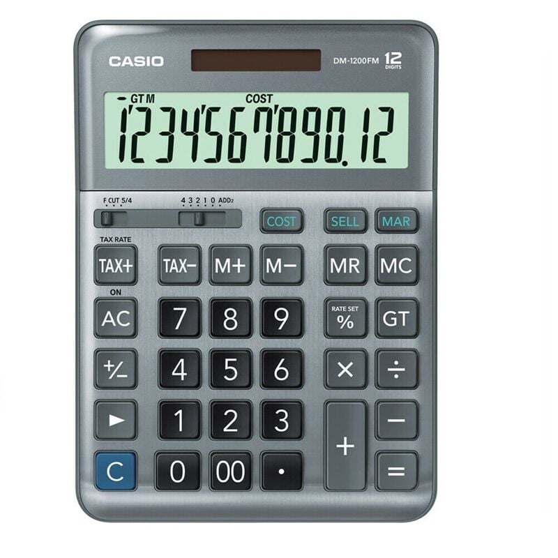 Casio Hesap Makinasi Masaüstü 12 Hane Dm-1200fm
