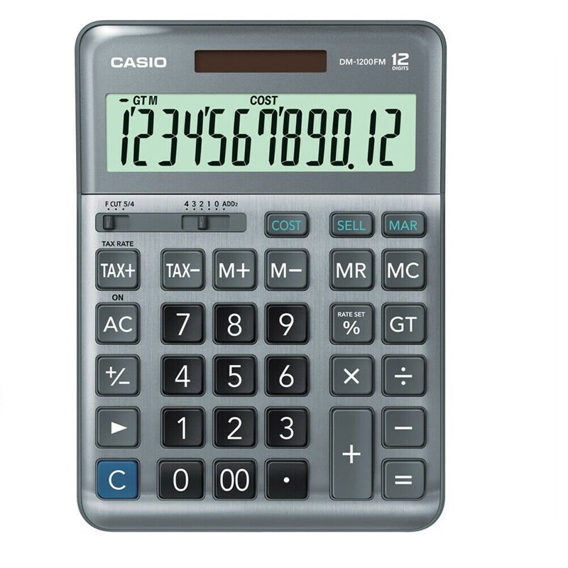Casio Hesap Makinasi Masaüstü 12 Hane Dm-1200fm
