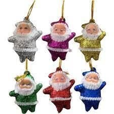 Nedi Ağaç Süsü Noel Baba 6 Lı Renkli Nedi-as8