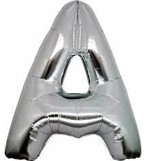 Nedi Party Marty Folyo Harf Balon 40'' Gümüş(a)