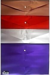 Mas Dosya Çıtçıtlı Evrak Zarfı A4 Şeffaf 1577