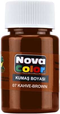 Nova Color Kumaş Boyasi 35ml Kahve Şişe Nc-165
