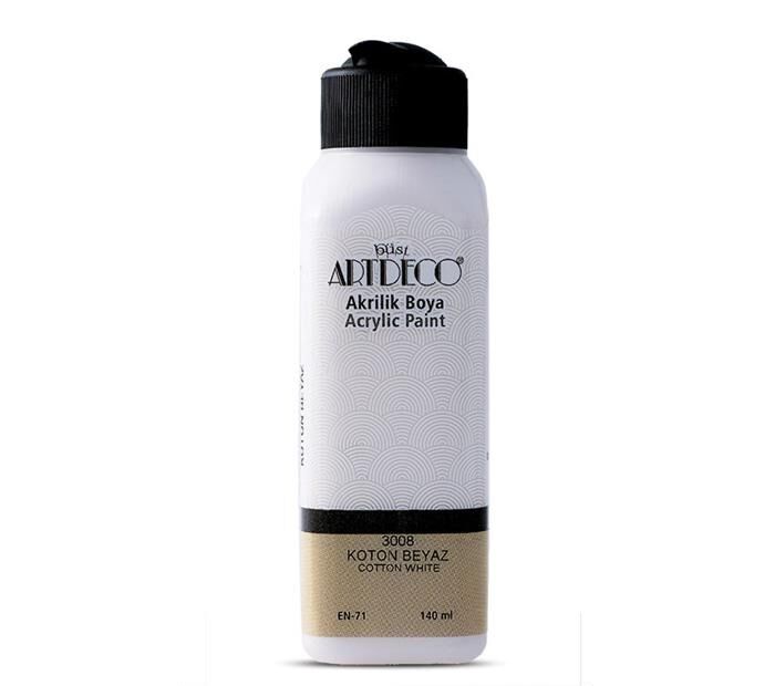 Artdeco Akrilik Boya 140ml Koton Beyaz 3008 Lv-y-070r-3008