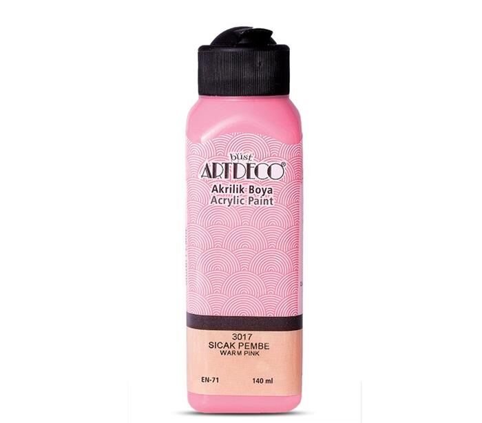 Artdeco Akrilik Boya 140ml Sıcak Pembe 3017 Lv-y-070r-3017