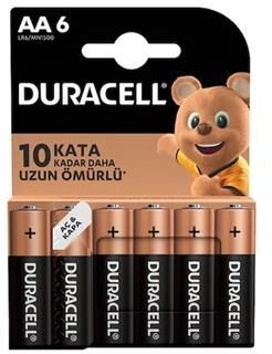 Duracell Kalem Pil Aa 6'lı Alkalinli