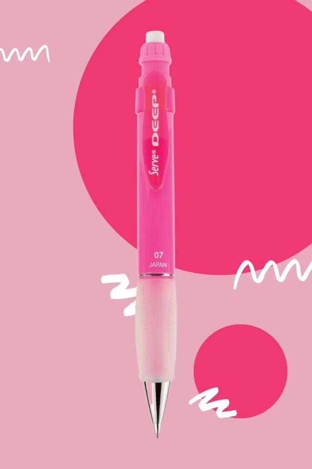 Serve Versatil Kalem 0,7mm Deep Fosforlu Kırmızı Sv-deep-07-fkrm