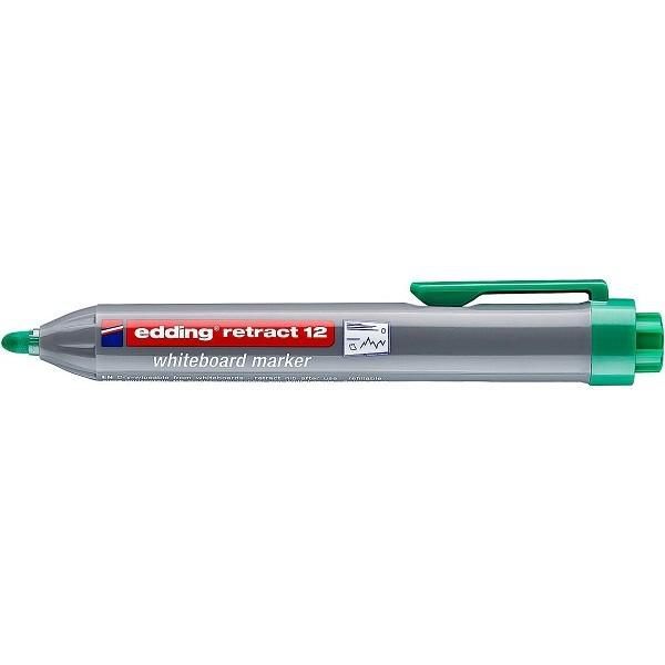 Edding Retract 12-byt Beyaz Tahta Kalemi Yeşil (e-12) Edr1204