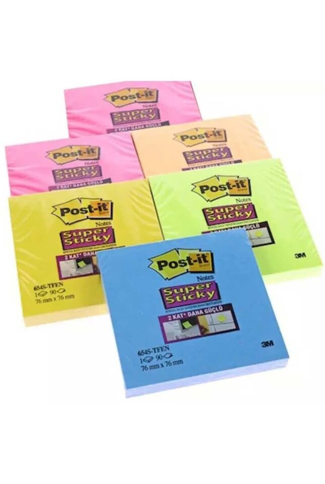 3m Post-ıt Yapışkanlı Not Kağıdı 76x76 Mm Yeşil 654s-tfen