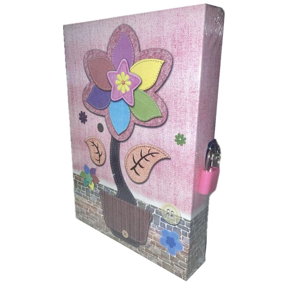 Bafix Hatıra Defteri Kilitli Karışık Desenli Yh64k-krş