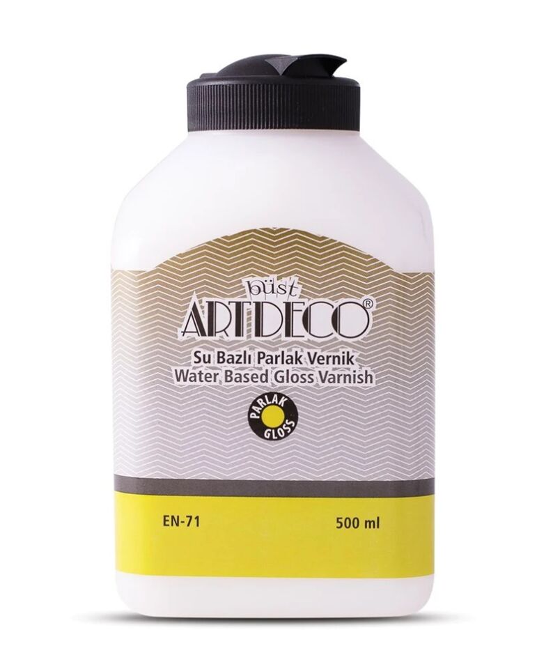Artdeco Su Bazlı Parlak Vernik 500ml Lv-y-073l-01