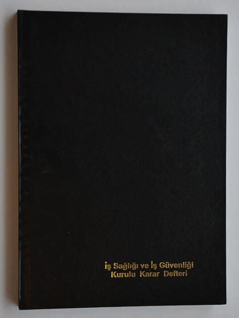 Dilman İş Sağ. Ve Güv. Karar Defteri Ciltli A4 150 Yp Numaralı 5078