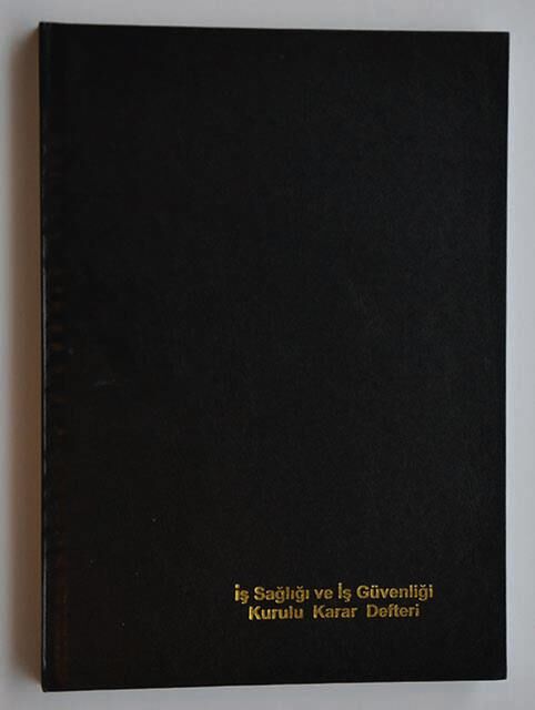 Dilman İş Sağ. Ve Güv. Karar Defteri Ciltli A4 150 Yp Numaralı 5078