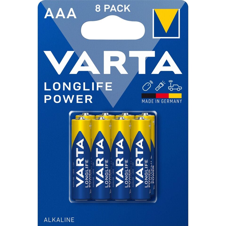 Varta Longlıfe Power Aaa 8'li Alkalın Pil 737723