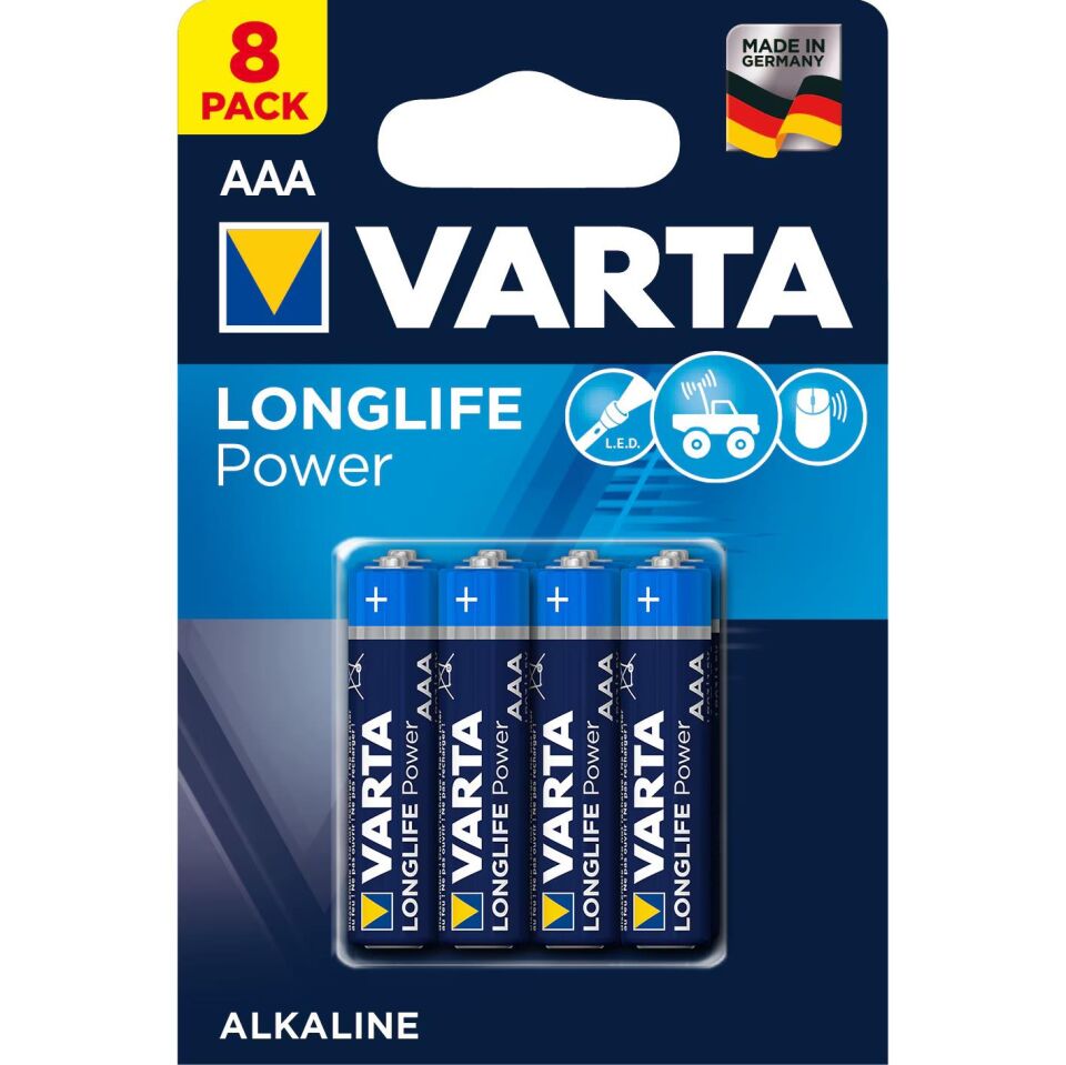 Varta Longlıfe Power Aaa 8'li Alkalın Pil 737723