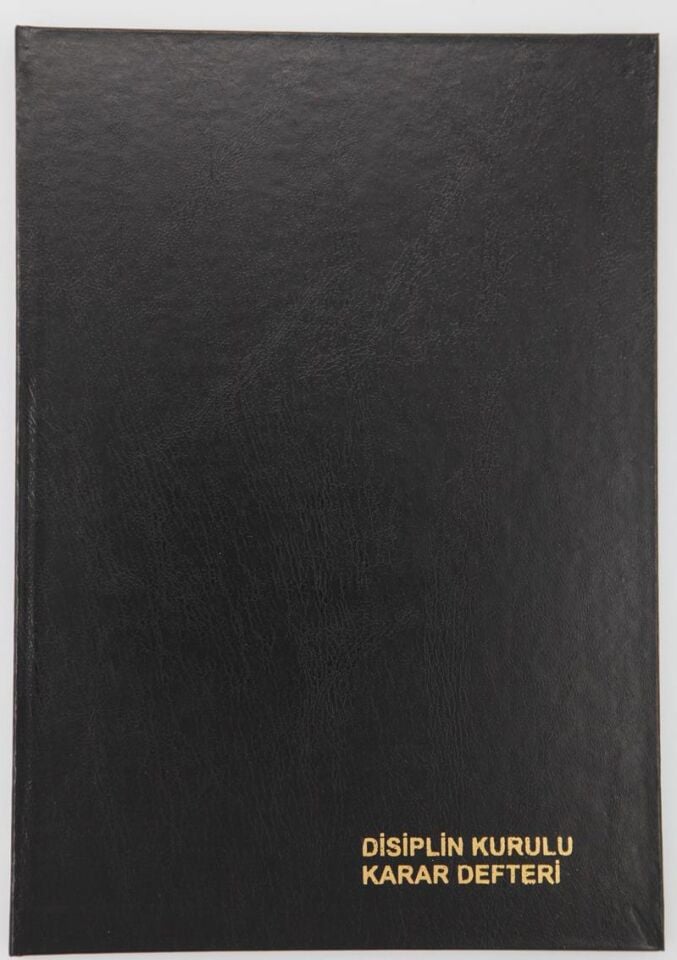 Dilman Disiplin Kurulu Karar Defteri-ciltli 96 Yp
