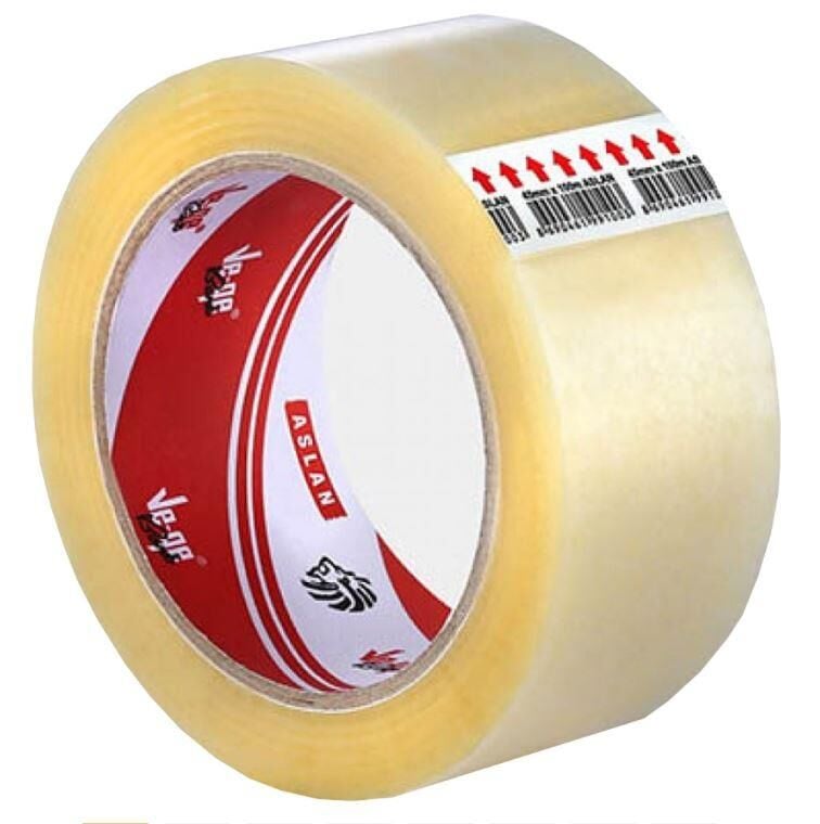 Vege Koli Bantı 45x100 Mt Hotmelt Aslan Şeffaf