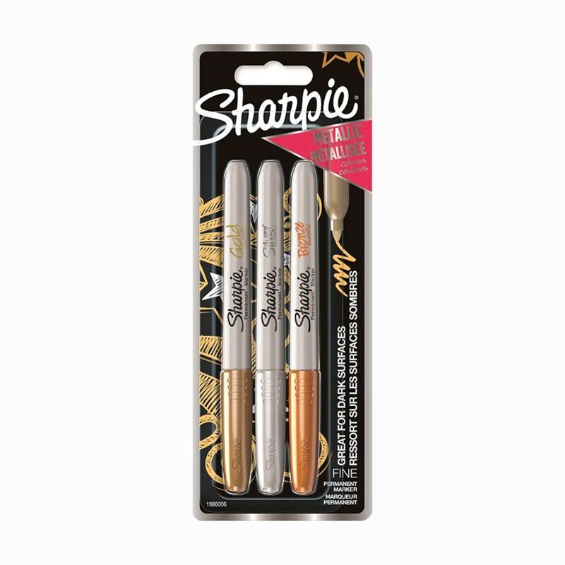 Sharpie Metalik Markör Altın, Gümüş, Bronz 3'lü Bls Sh-2024305