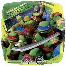 Balonevi Balon 18'' Folyo Nınja Turtles Happy Bırthday 43 Cm 27088