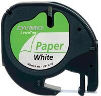 Dymo Letratag Kağıt Şerit ( 12mm X 4 Mt ) Beyaz ( 59421) Dy-0721510
