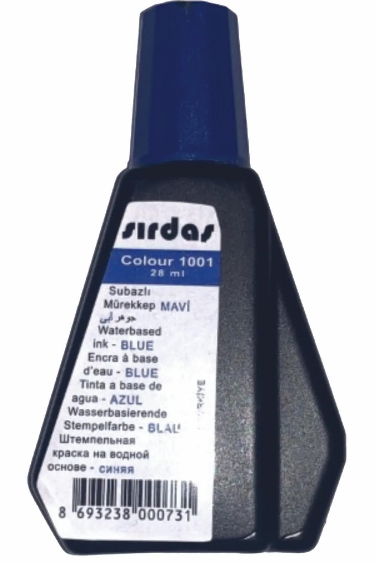 Sırdaş Istampa Mürekkebi 28 Ml Mavi 1001