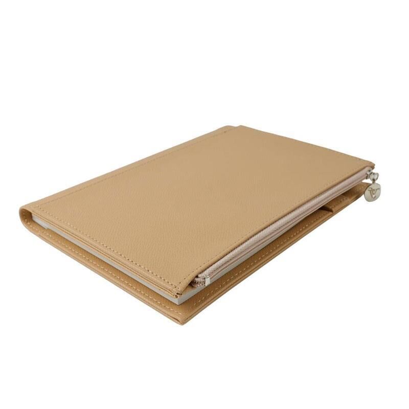 Victorias Journals 7201 Vj Zipco 14x20 , 80 Gr. 96 Yp.çiz. Bej