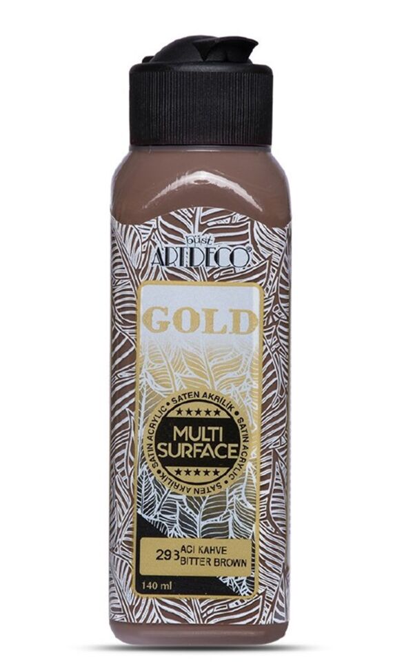 Artdeco Gold Multi-surface Akrilik Boya 140ml Acı Kahve 293 Lv-y-g70r-293