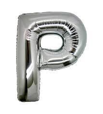 Nedi Party Marty Folyo Harf Balon 40''gümüş (p)