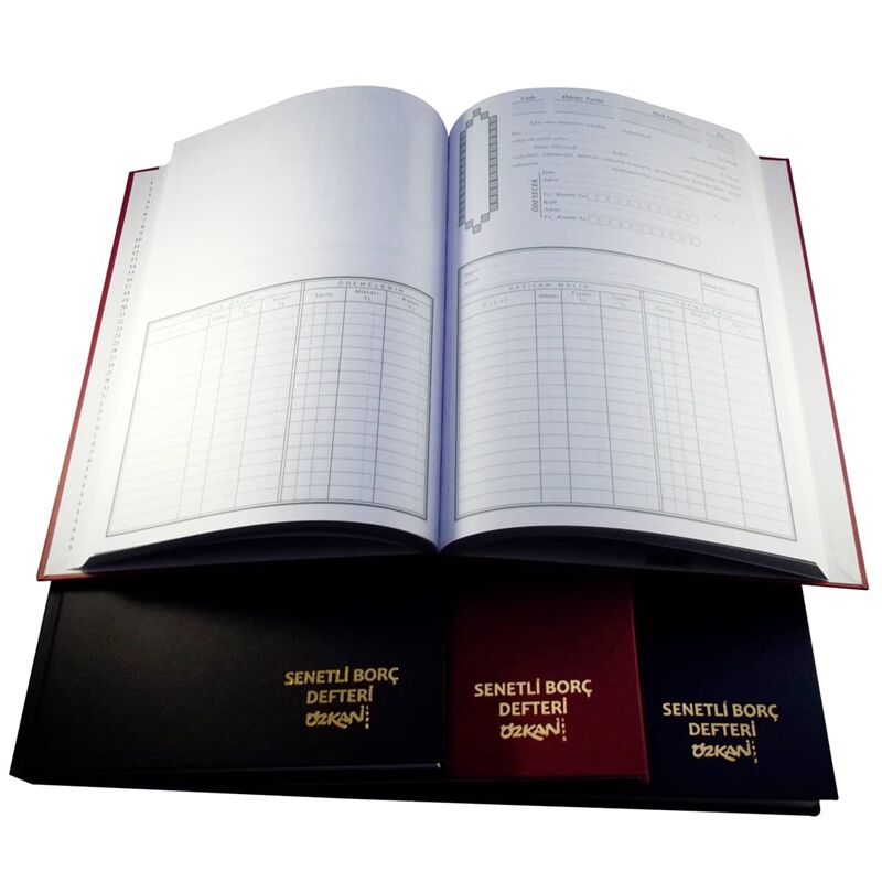Özkan Senetli Borç Defteri Ciltli 160 Yp. G1141
