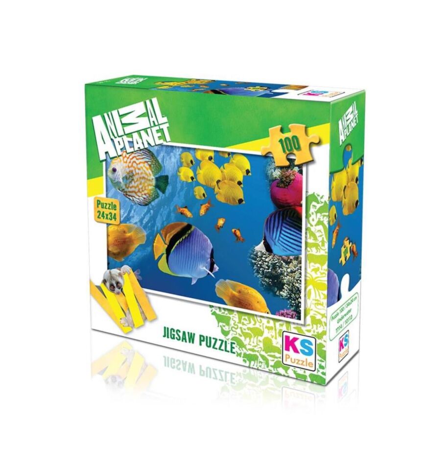 Ks Games Puzzle 100 Parça Underwater Anımal Planet 10113