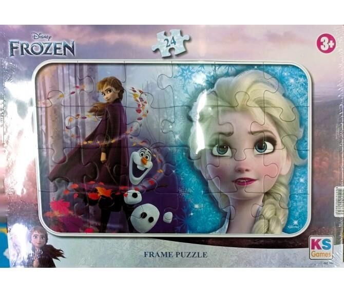 Ks Games Frame Puzzle 24 Parça Frozen Frz-704