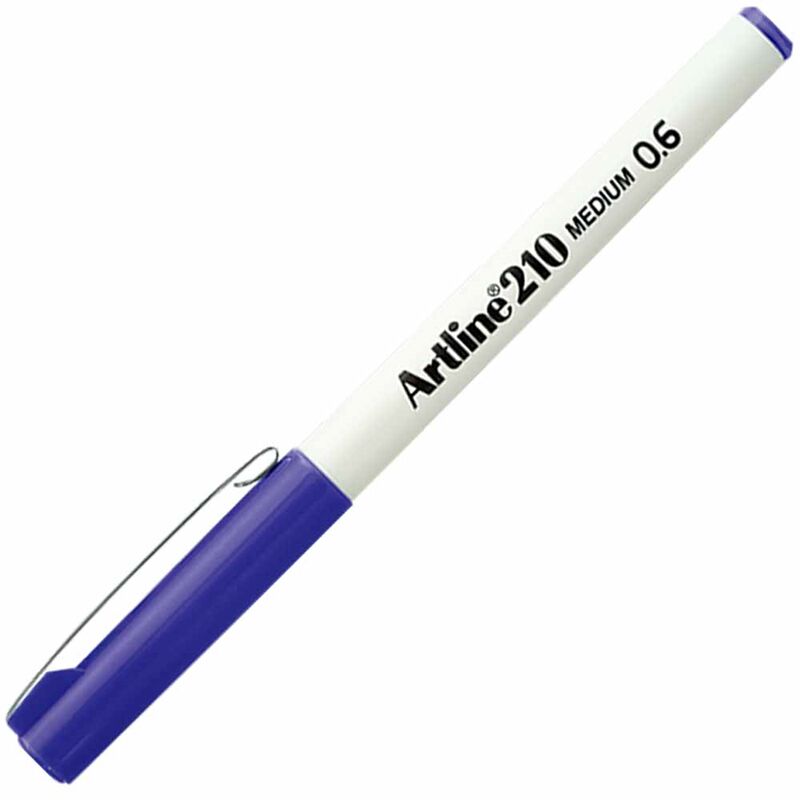 Artline 210n Keçe Uçlu Yazı Kalemi Uç:0,6mm Mor Lv-a-ek-210n Purple