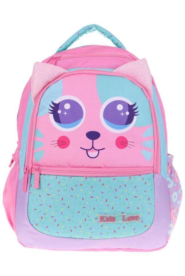 Kaukko Kıds&love Sırt Çantası (cute Face Cat) L5118