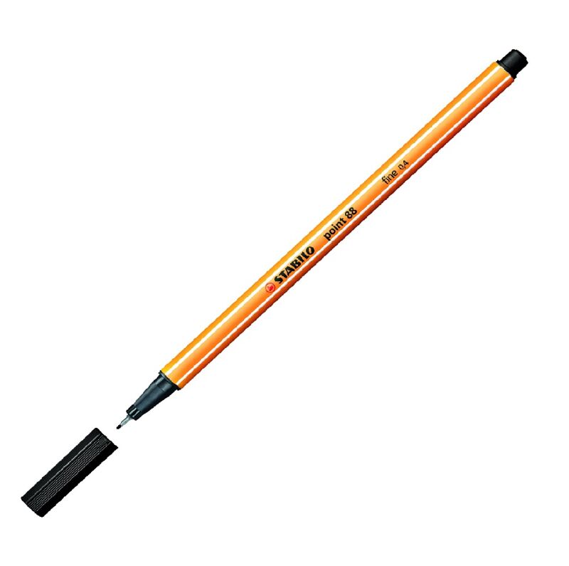 Stabilo Point 88 Keçe Uçlu Kalem 0,4 Mm - Siyah 88/46